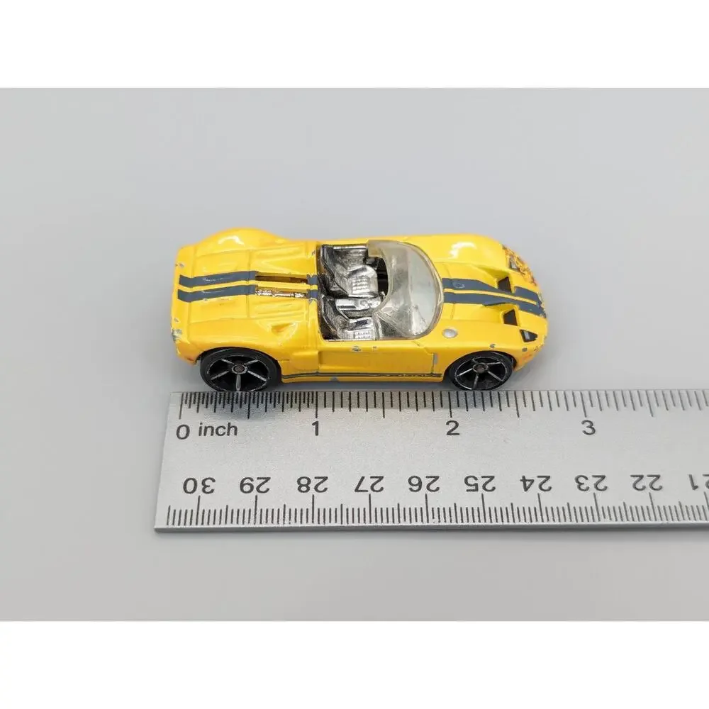 Mattel Hot Wheels Ford GTX-1 Yellow 2007 First Editions 1:64 Car